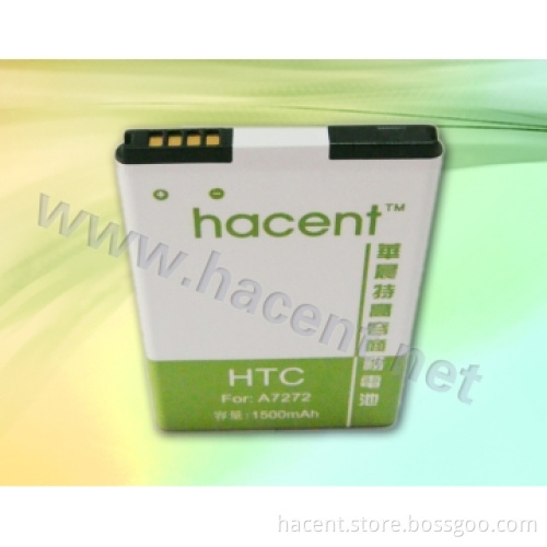 Mobile Phone Battery for HTC A7272, 1500mAh, 3.7V
